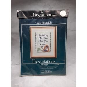 Presentations Cross Stitch Kit Sampler Little Boy Blue 7206 9x12